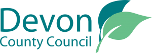 Devon County Council logo. They help fund this service.